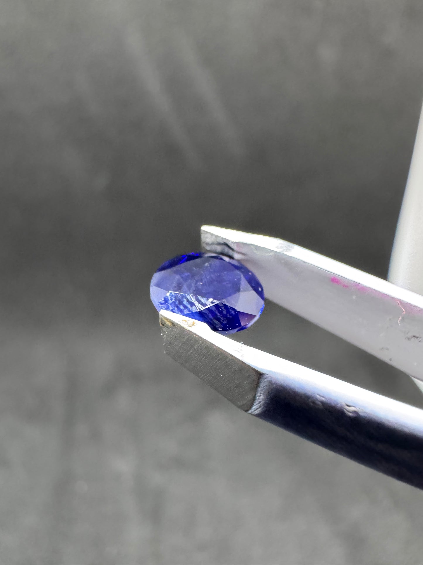 Blue Ceylon Sapphire Natural Vivid Cornflower | Round Brilliant Cut - Price $300 AUD