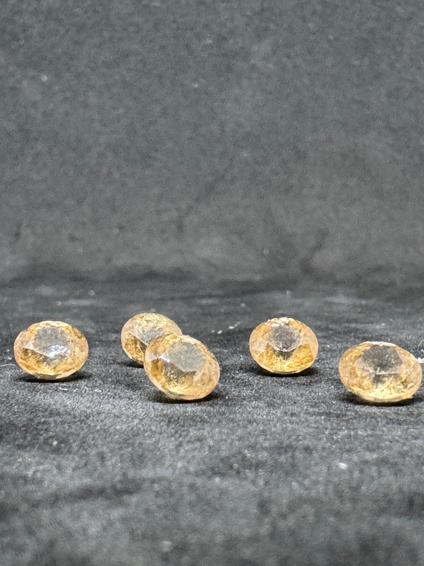 Natural Hessonite Garnet - Price $40 AUD each 4x