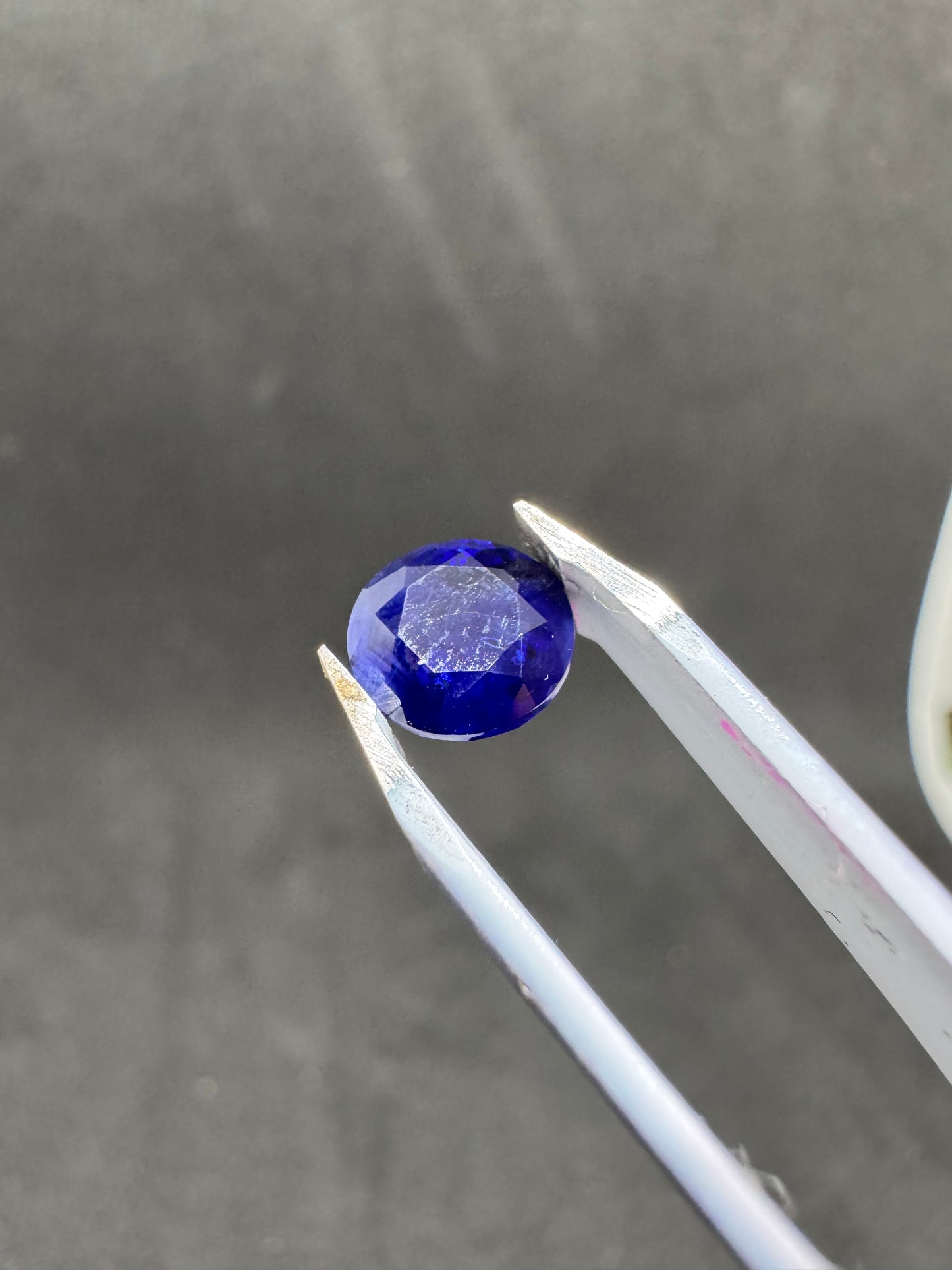 Blue Ceylon Sapphire Natural Vivid Cornflower | Round Brilliant Cut - Price $300 AUD