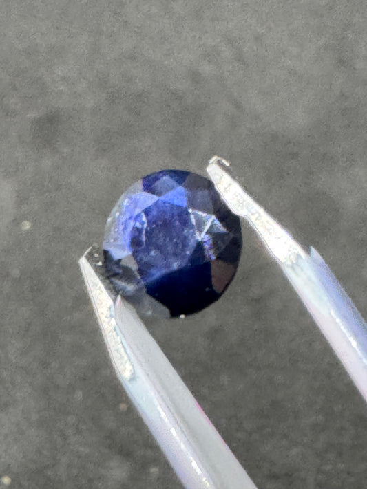 Natural Midnight Blue Ceylon Sapphire - Price - $150 AUD